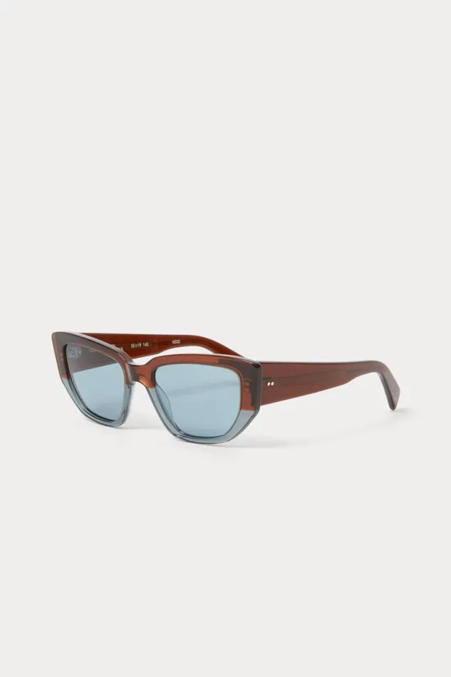 Women Sunglasses Rachel Comey Keet Sunglasses Blue Brown Women Sunglasses Rachel Comey Keet Sunglasses Blue Brown
