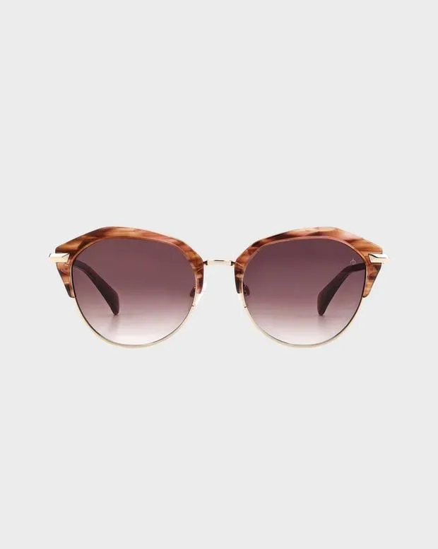 Women Sunglasses Rag and Bone Josie Burgundy