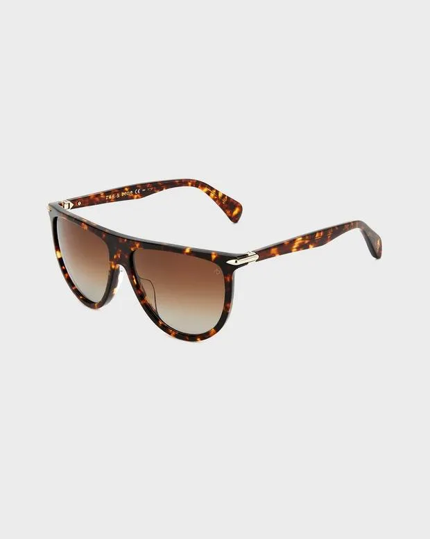 Women Sunglasses Rag and Bone Serena Havana