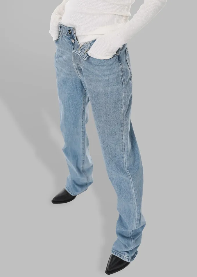 Women Susanna Jeans 8211 Light Wash The Frankie Shop Bottoms
