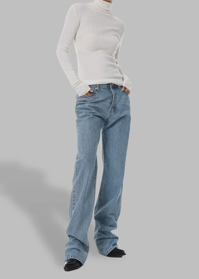 Women Susanna Jeans 8211 Light Wash The Frankie Shop Bottoms