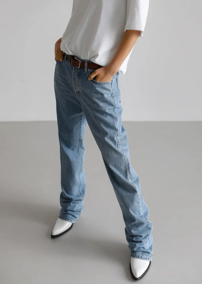 Women Susanna Jeans 8211 Light Wash The Frankie Shop Bottoms