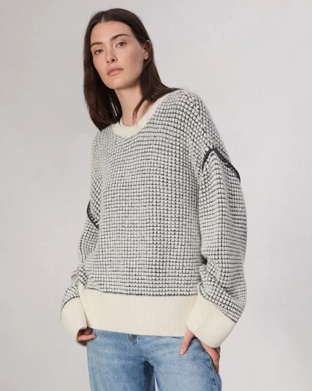 Women Sweaters and Sweatshirts Rag and Bone Katie Sweater Ivory Multi