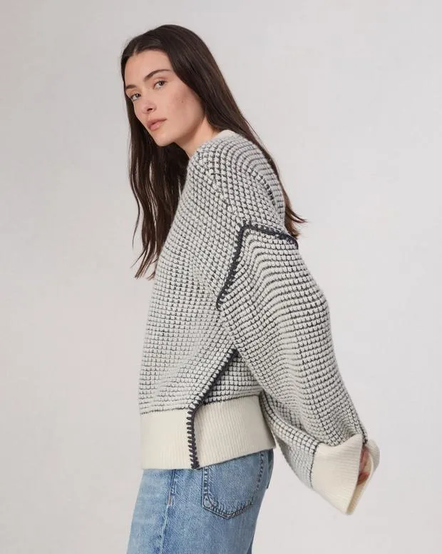 Women Sweaters and Sweatshirts Rag and Bone Katie Sweater Ivory Multi