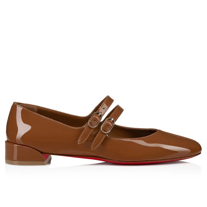 Women Sweet Jane Ballerinas 8211 Patent Leather 8211 Nude 5 Christian Louboutin Flats and Loafers