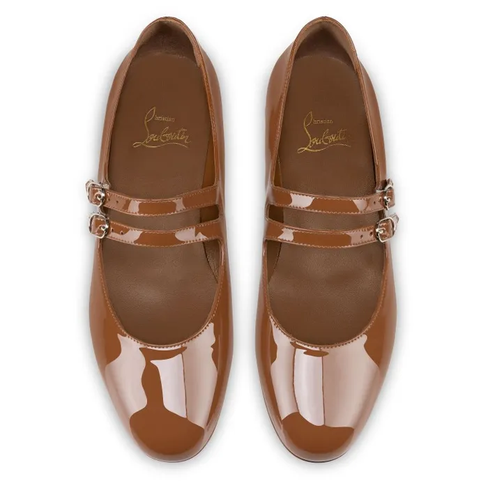Women Sweet Jane Ballerinas 8211 Patent Leather 8211 Nude 5 Christian Louboutin Flats and Loafers
