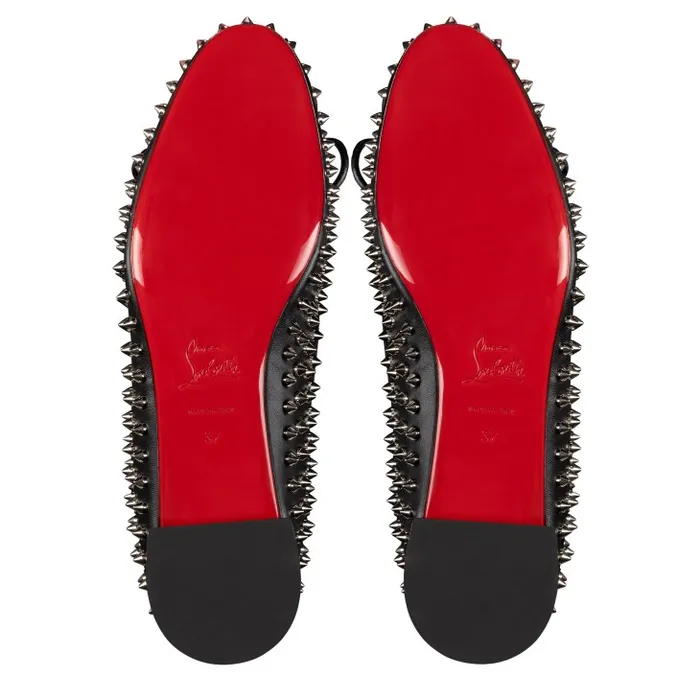 Women Sweetie Jane Spikes Ballerinas 8211 Nappa Leather And Spikes 8211 Black Christian Louboutin Flats and Loafers