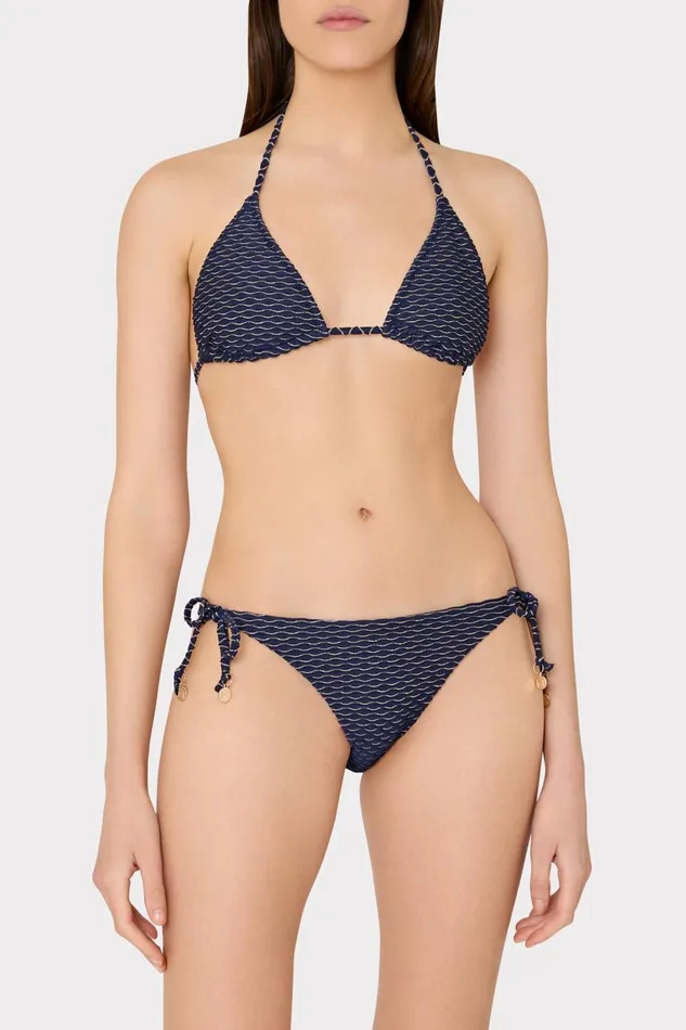 Women Swim and Coverups Milly Millie String Bikini Bottom Navy