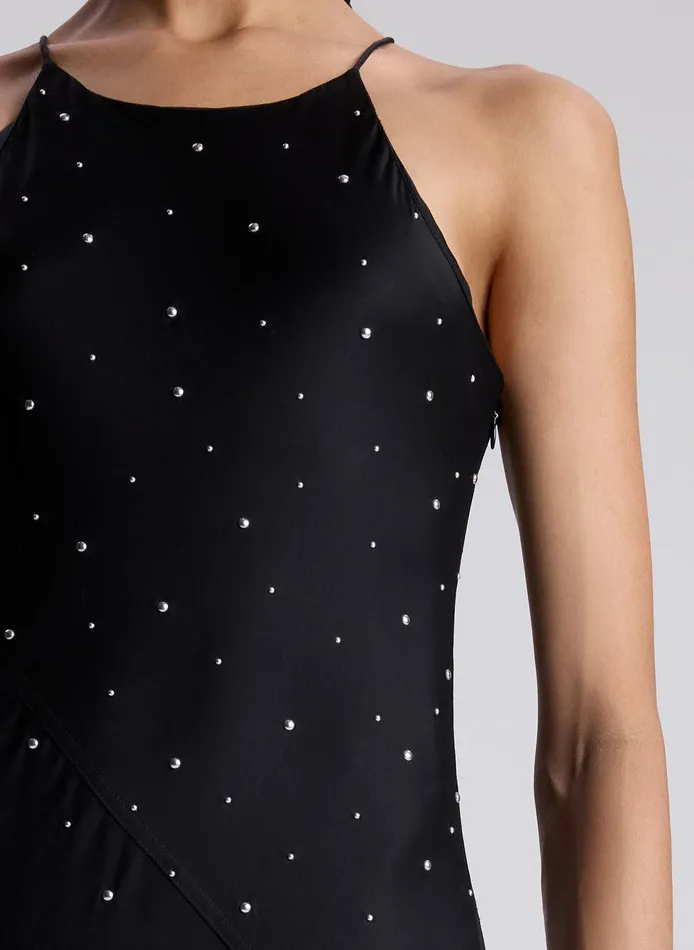 Women Sybil Embellished Maxi Dress Blacksilver ALC Dresses