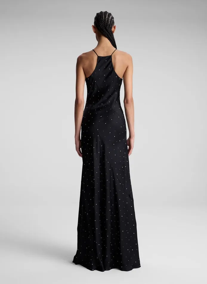 Women Sybil Embellished Maxi Dress Blacksilver ALC Dresses
