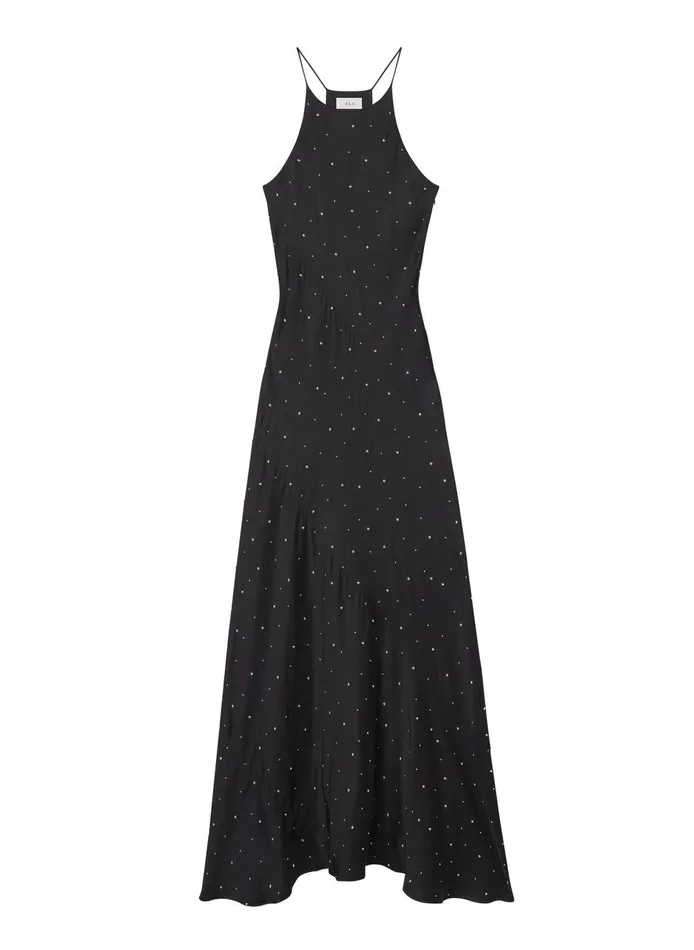 Women Sybil Embellished Maxi Dress Blacksilver ALC Dresses