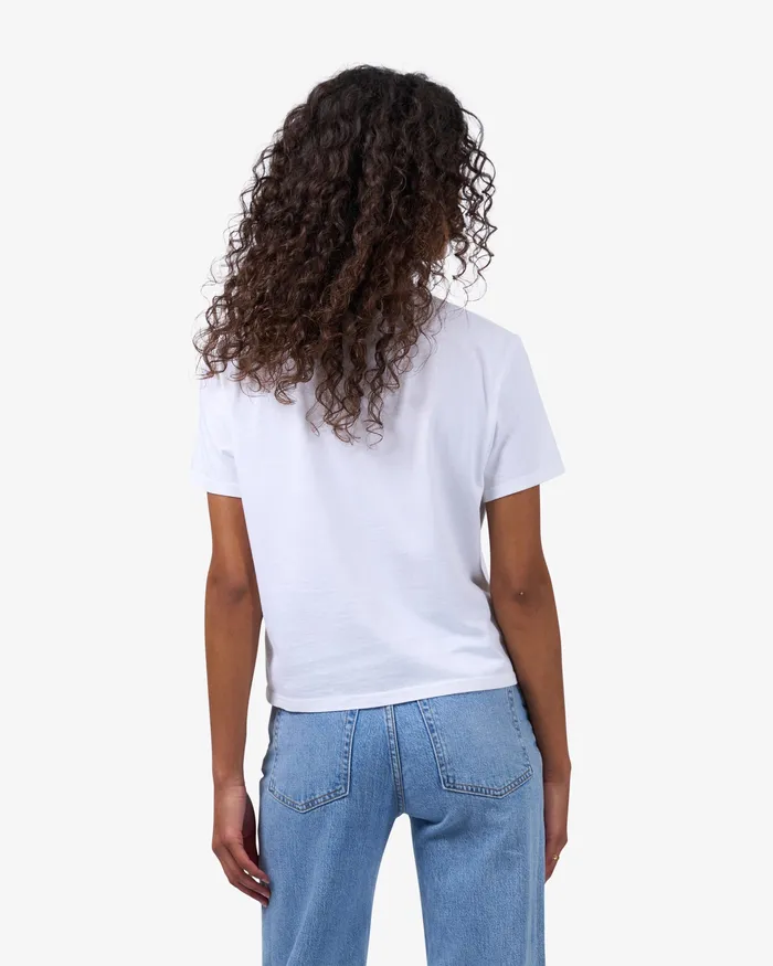 Women TShirts Colorfulstandard Organic Boxy Crop Tee 8211 Soft Lavender