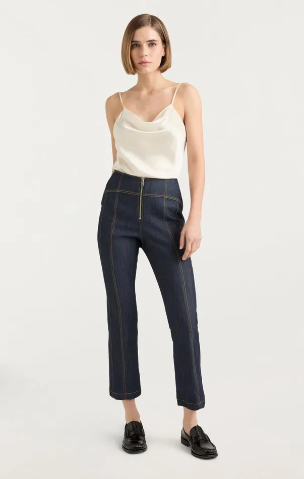 Women Tank Tops and Camisoles Cinq Sept Marta Cami Ivory