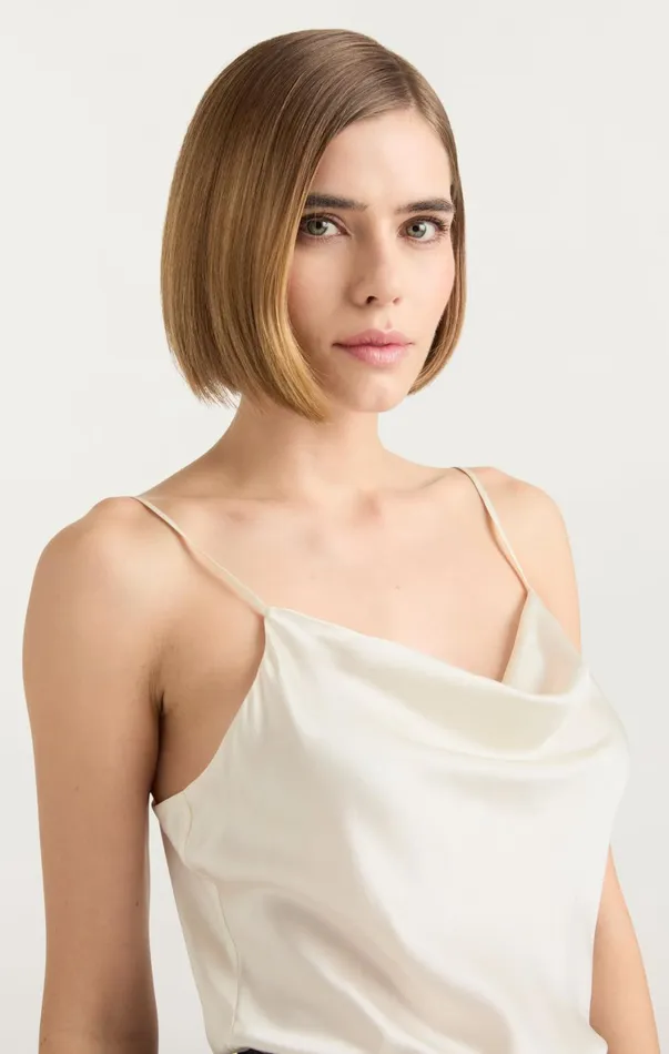 Women Tank Tops and Camisoles Cinq Sept Marta Cami Ivory