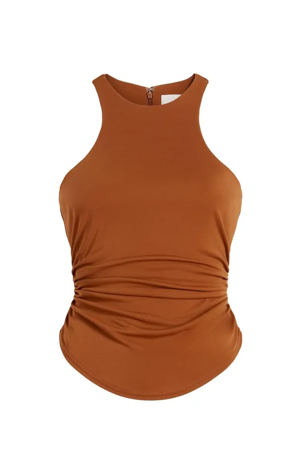 Women Tank Tops and Camisoles Cinq Sept Sonya Top Baked Cookie