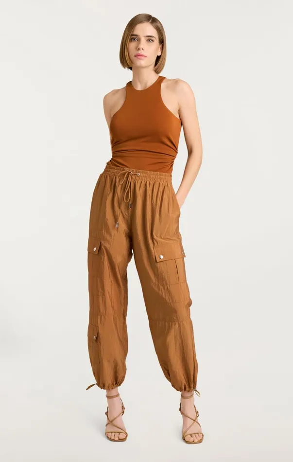 Women Tank Tops and Camisoles Cinq Sept Sonya Top Baked Cookie