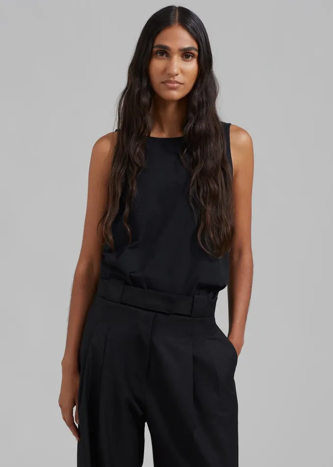 Women Tate Trousers 8211 Black The Frankie Shop Bottoms