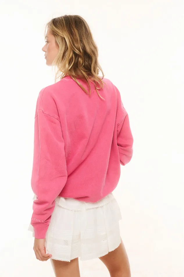Women Tees and Fleece LoveShackFancy Palo Pullover Cherry Kiss