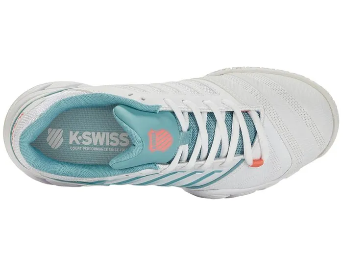 Women Tennis KSwiss BIGSHOT LIGHT 4 OMNI Whitenile Bluedesert Flower