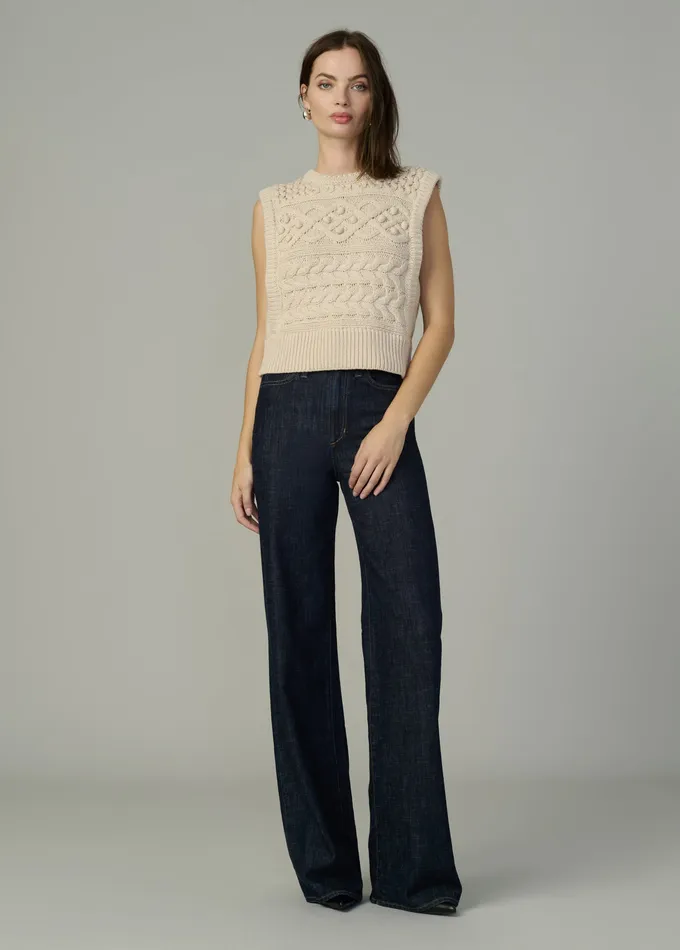 Women THE CLARA SWEATER VEST Milk Sweaters Joe8217s Jeans