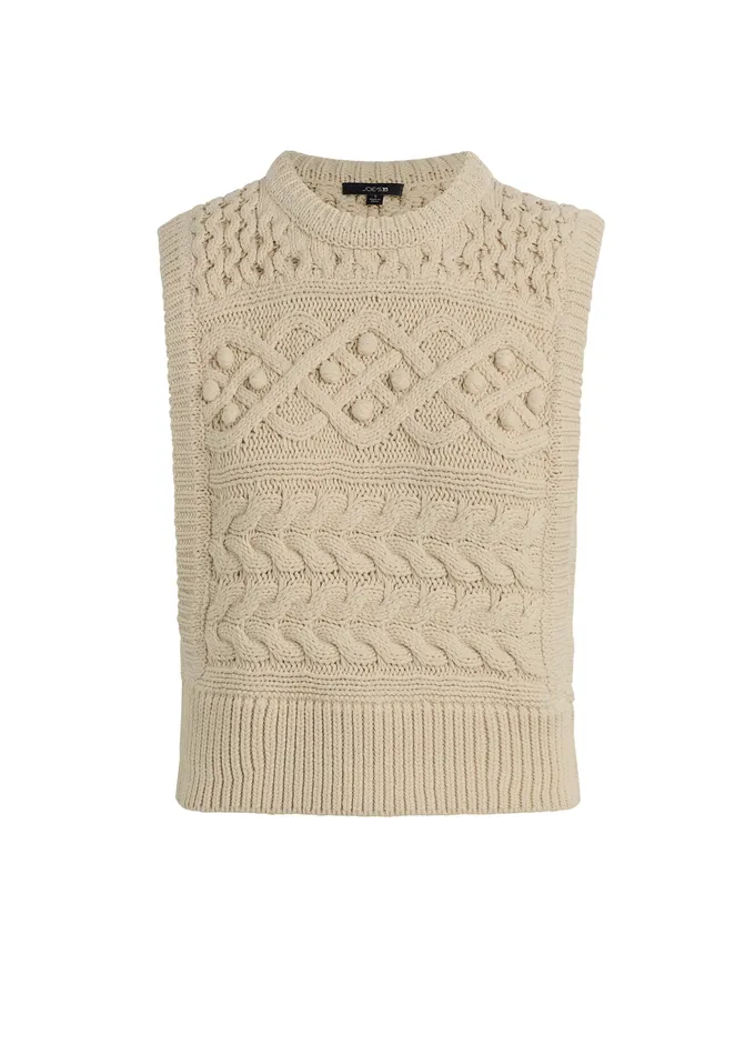 Women THE CLARA SWEATER VEST Milk Sweaters Joe8217s Jeans
