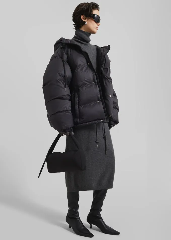 Women Timra Puffer Jacket 8211 Black The Frankie Shop Outerwear