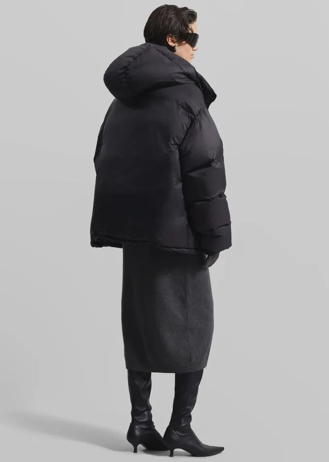 Women Timra Puffer Jacket 8211 Black The Frankie Shop Outerwear