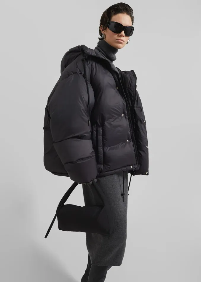 Women Timra Puffer Jacket 8211 Black The Frankie Shop Outerwear