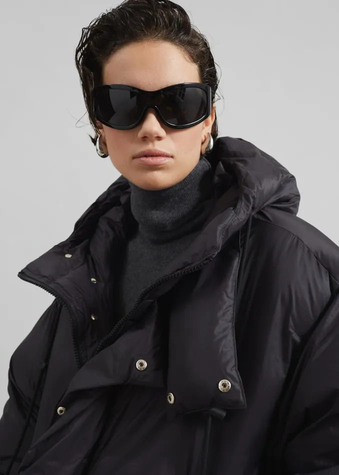 Women Timra Puffer Jacket 8211 Black The Frankie Shop Outerwear