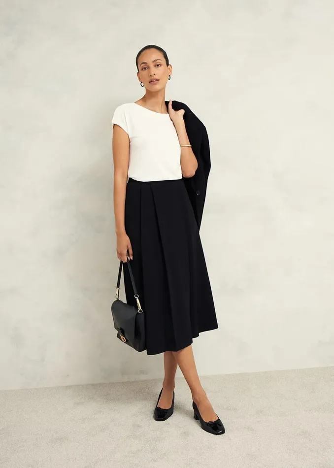 Women Tops Hobbs Viviana Top Ivory
