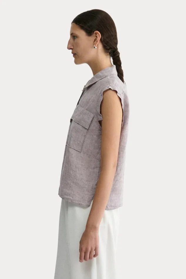 Women Tops Rachel Comey Brewster Top Mauve Women Tops Rachel Comey Brewster Top Mauve