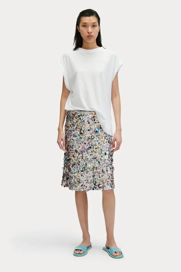Women Tops Rachel Comey Mead Tee White Women Tops Rachel Comey Mead Tee White