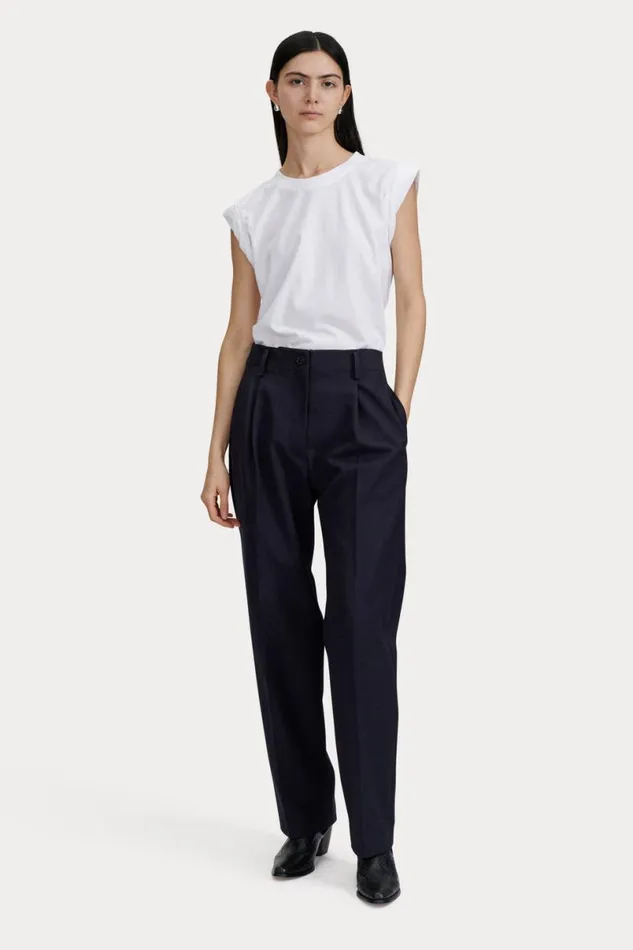 Women Tops Rachel Comey Zanja Shirt Navy