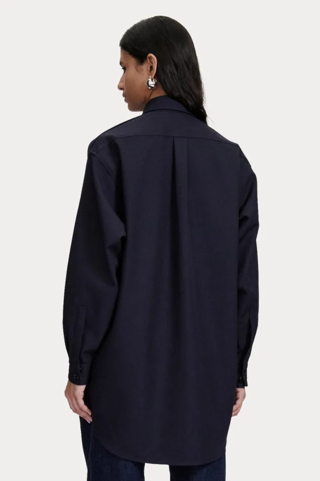 Women Tops Rachel Comey Zanja Shirt Navy