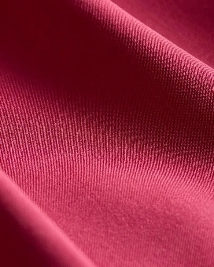 Women Tops Theory Cowl Neck Top In Silk Georgette Deep Rose