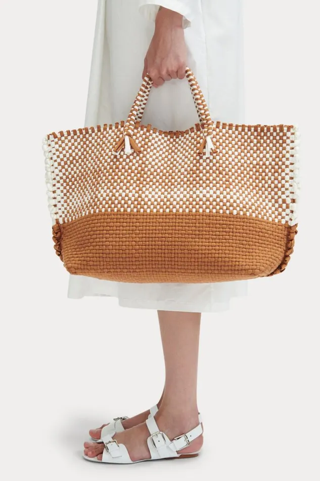 Women Totes Rachel Comey Cadiz Colorblock Tote Aqua Women Totes Rachel Comey Cadiz Colorblock Tote Aqua