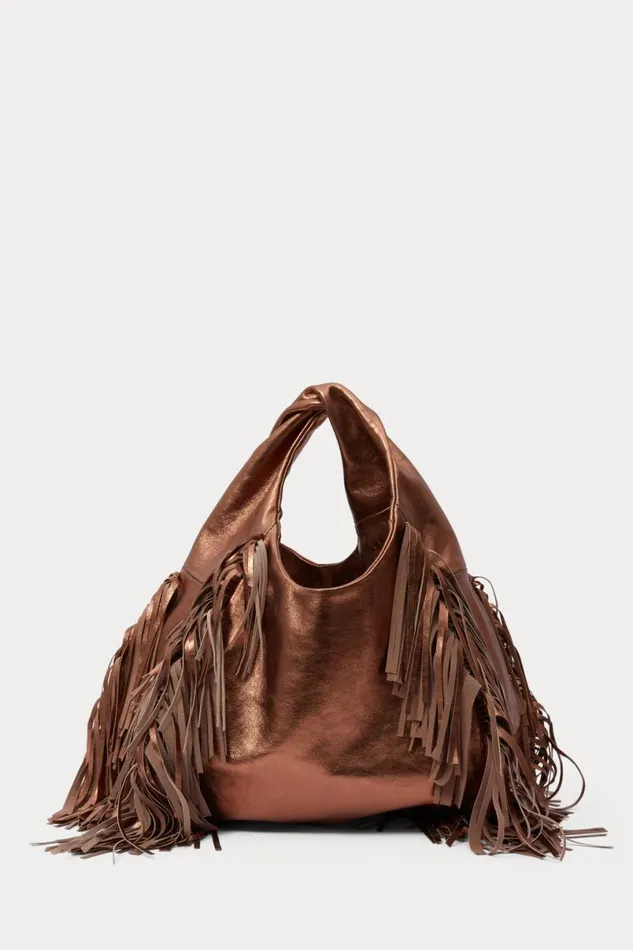 Women Totes Rachel Comey Harley Fringe Bag Bronze