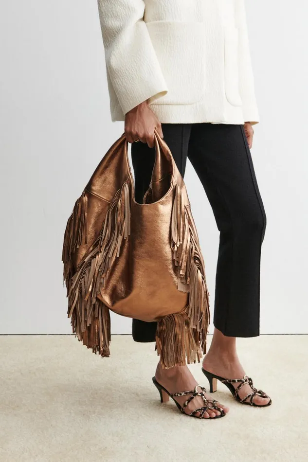 Women Totes Rachel Comey Harley Fringe Bag Bronze Women Totes Rachel Comey Harley Fringe Bag Bronze