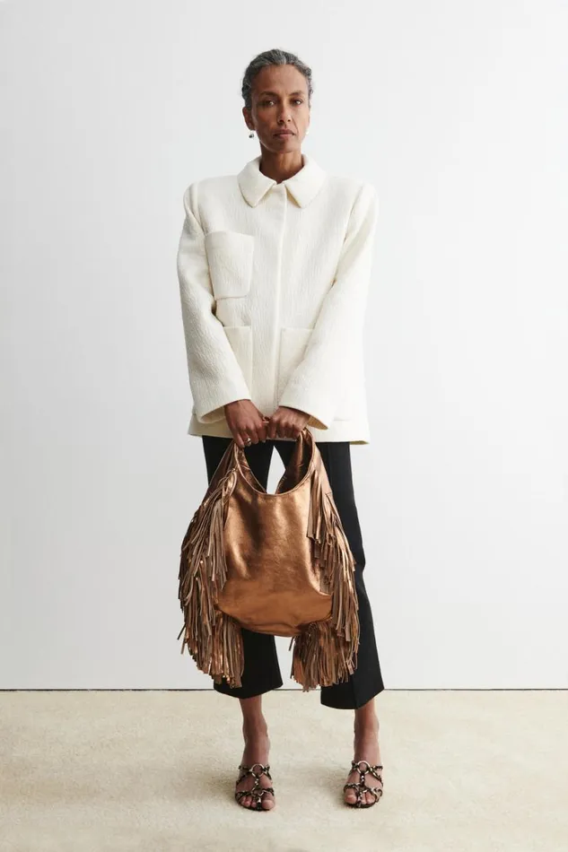 Women Totes Rachel Comey Harley Fringe Bag Bronze Women Totes Rachel Comey Harley Fringe Bag Bronze