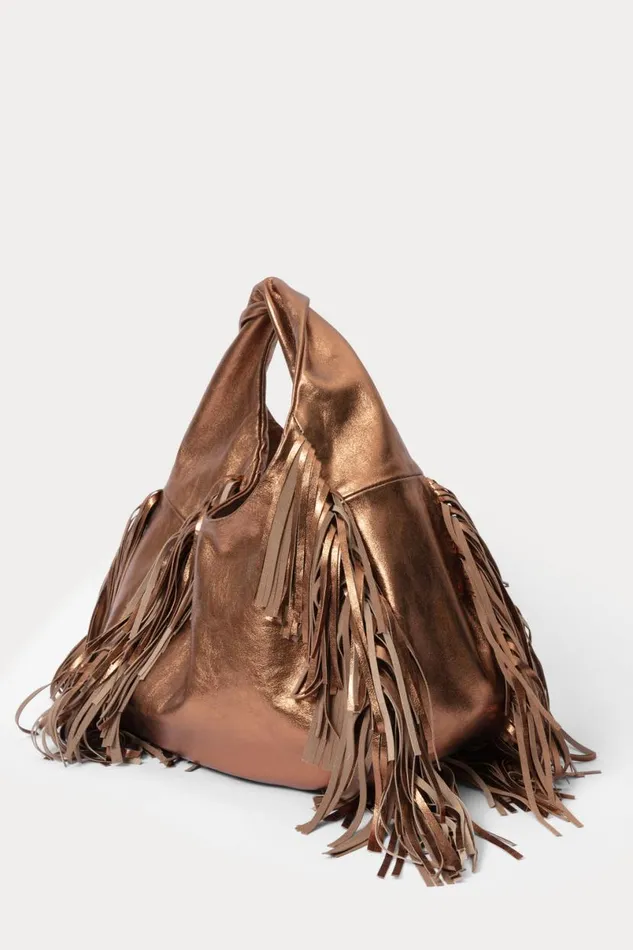 Women Totes Rachel Comey Harley Fringe Bag Bronze Women Totes Rachel Comey Harley Fringe Bag Bronze