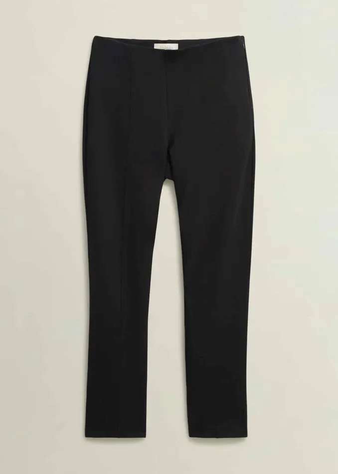 Women Trousers Hobbs Lola Ponte Trousers Black