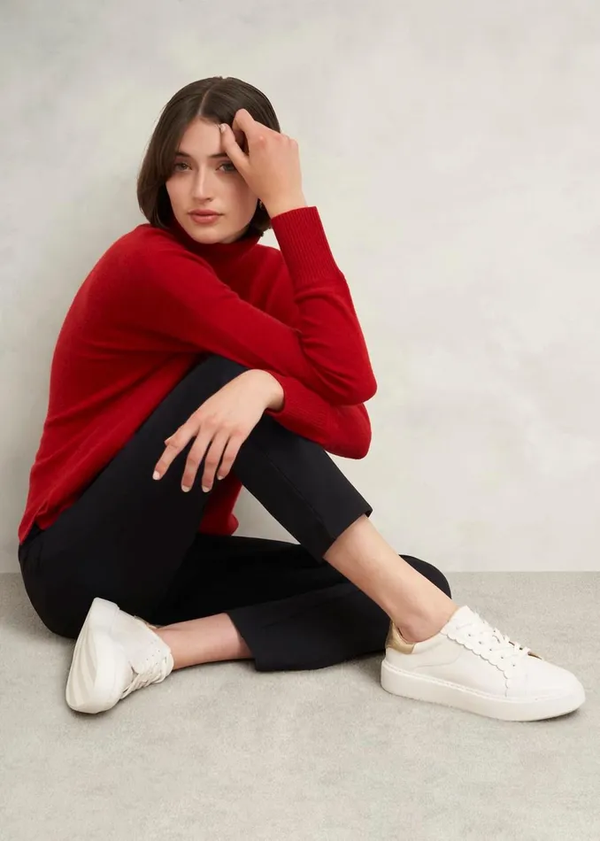Women Trousers Hobbs Lola Ponte Trousers Black
