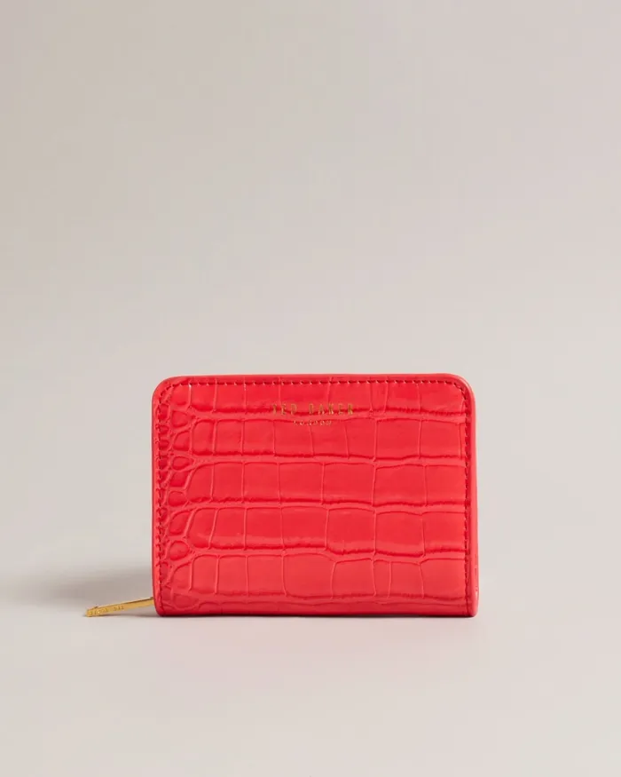 Women VALENSE 8211 Small Croc Effect Purse Coral Ted Baker Purses and Cardholders Women VALENSE 8211 Small Croc Effect Purse Coral Ted Baker Purses and Cardholders