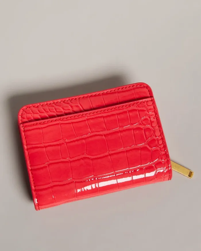 Women VALENSE 8211 Small Croc Effect Purse Coral Ted Baker Purses and Cardholders Women VALENSE 8211 Small Croc Effect Purse Coral Ted Baker Purses and Cardholders