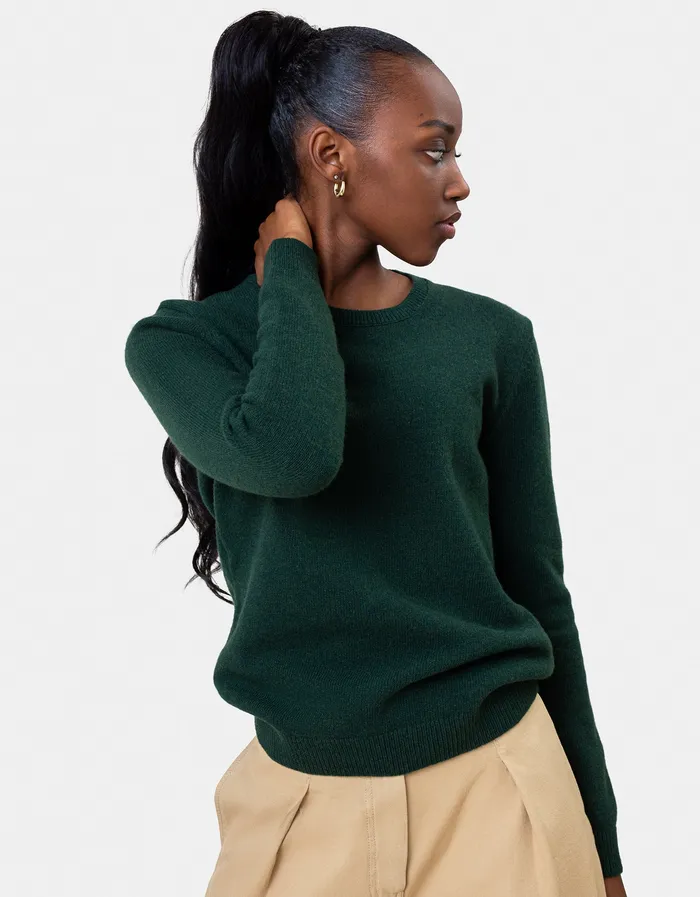 Women Women Classic Merino Wool Crew 8211 Ivory White Knit Sweaters Colorfulstandard