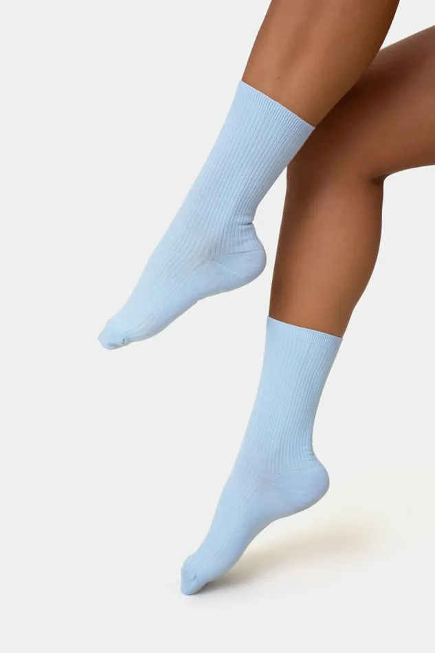 Women Women Classic Organic Sock Emerald Green Colorful Standard Socks