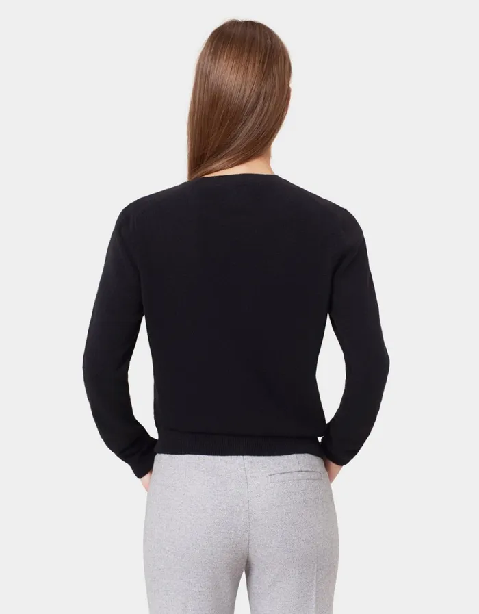 Women Women Light Merino Wool Crew Emerald Green Colorful Standard Knit Sweaters