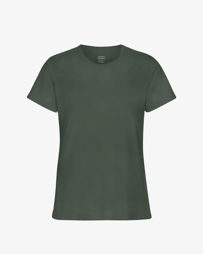 Women Women Light Organic Tee Midnight Forest Colorful Standard TShirts