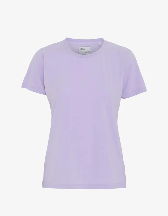 Women Women Light Organic Tee Soft Lavender Colorful Standard TShirts
