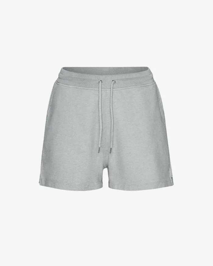 Women Women Organic Sweatshorts Heather Grey Colorful Standard Shorts